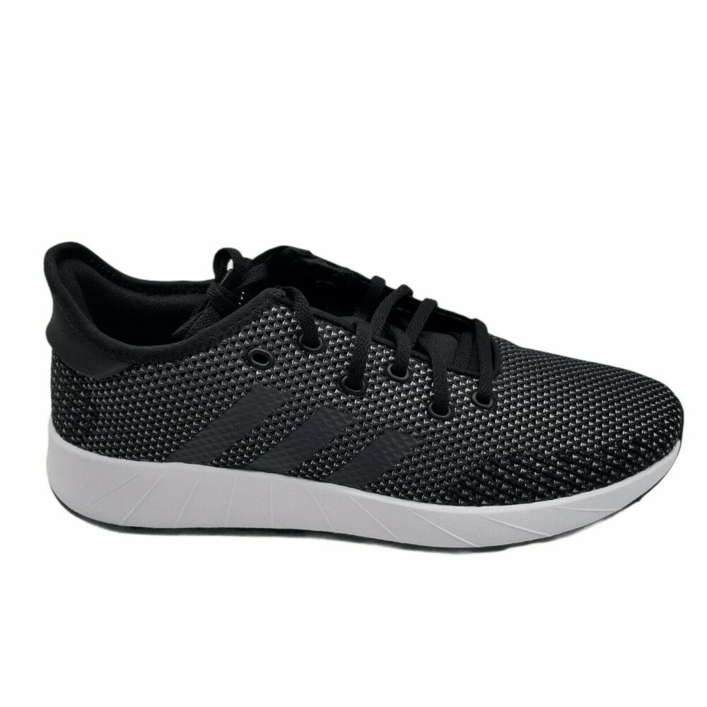 Adidas Questar‎ X BYD Low Lace Up Mesh Womens Running Shoes Black White Size 11